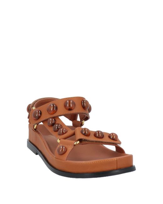 Sandro Brown Sandals
