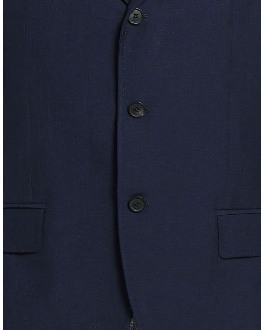 Mp Massimo Piombo Blue Blazer for men