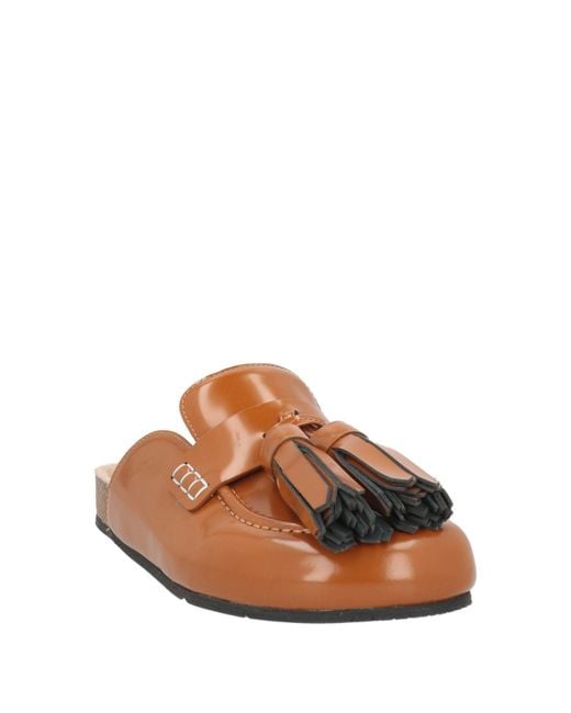 J.W. Anderson Brown Mules & Clogs