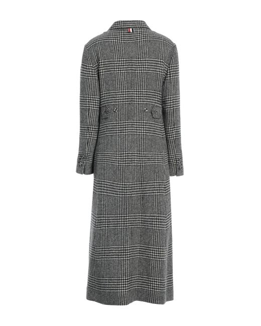 Thom Browne Gray Coat Wool