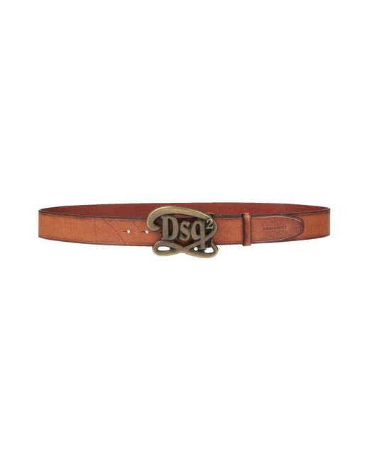 DSquared² Brown Belt Leather for men