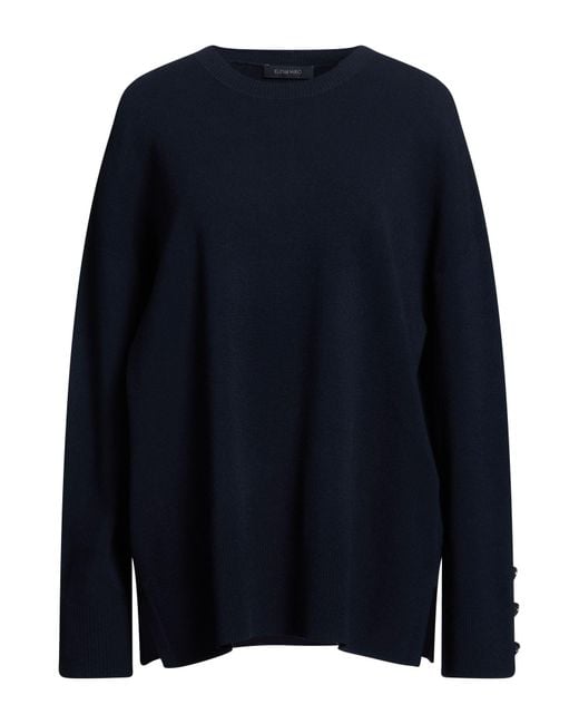 Elena Miro Blue Sweater Viscose, Polyester
