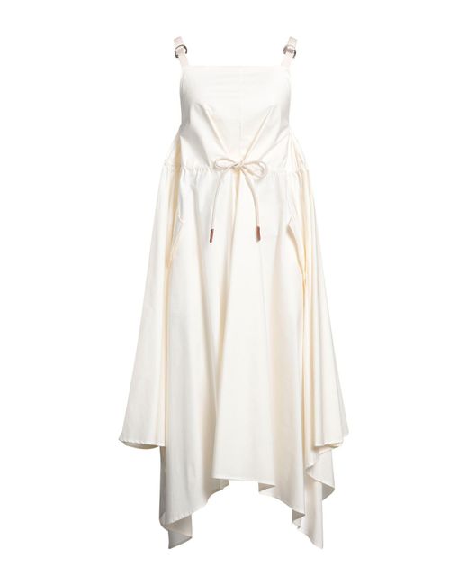 Erika Cavallini Semi Couture White Maxi Dress