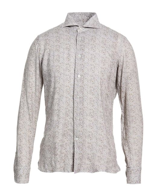 Camicia di Borriello in Gray da Uomo