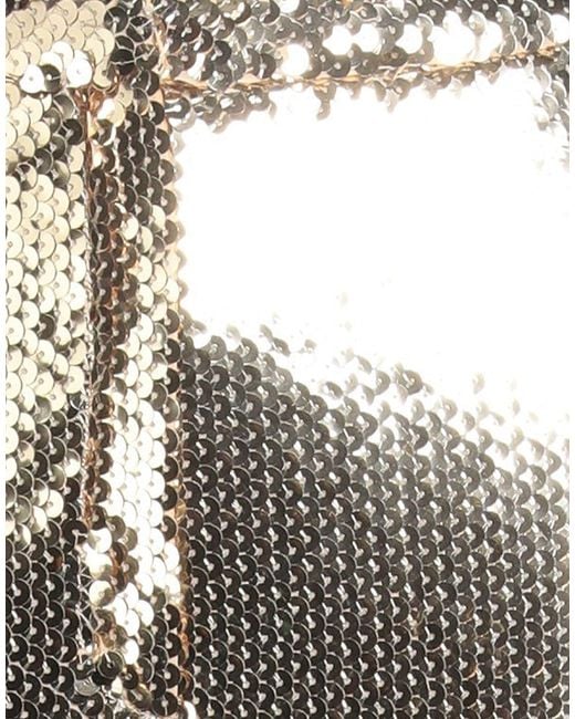Rabanne Metallic Pants Cupro, Polyester, Polyamide