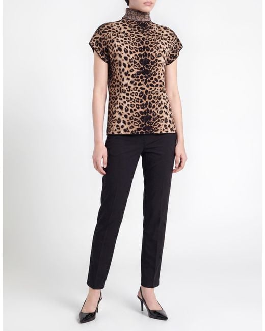 Circus Hotel Black Camel Turtleneck Viscose, Polyester