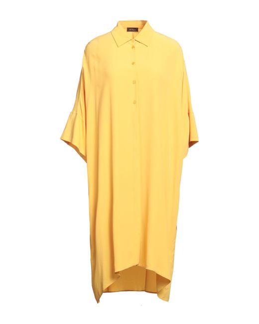 Les Copains Yellow Midi Dress