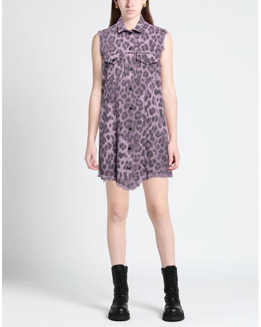 Gaelle Paris Purple Mini Dress