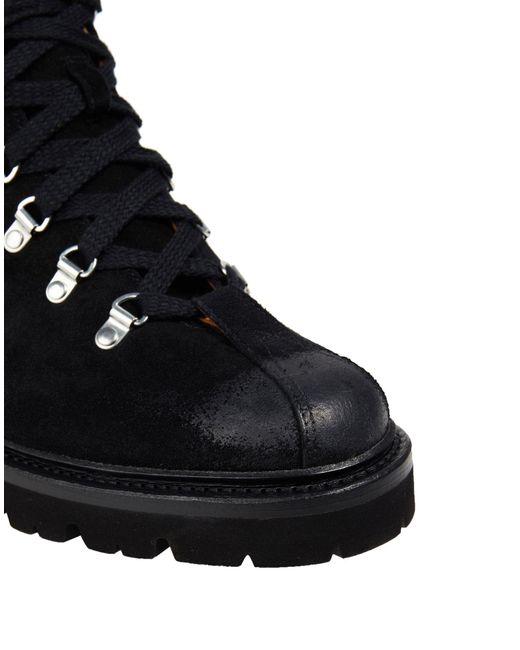 GRENSON Black Ankle Boots for men