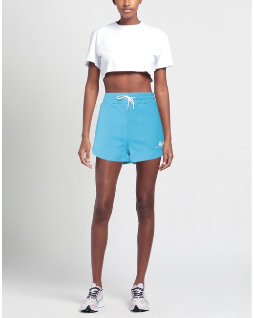 MSGM Blue Shorts & Bermuda Shorts