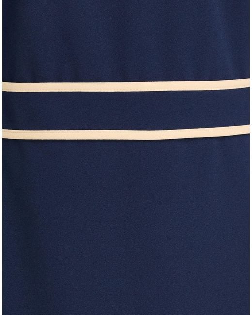 Rinascimento Blue Midi Dress Polyester, Elastane