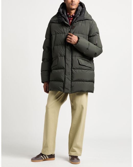 Moorer Gray Dark Puffer Polyester for men