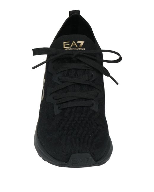EA7 Black Trainers for men