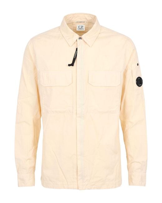C P Company Natural Shirt Cotton for men