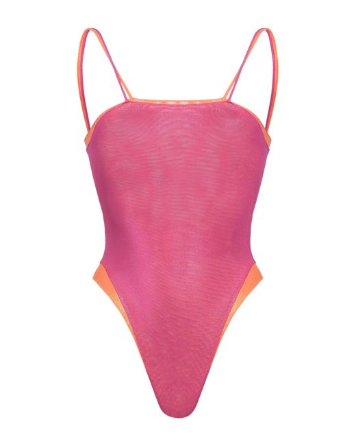 Oseree Pink One-piece Swimsuit