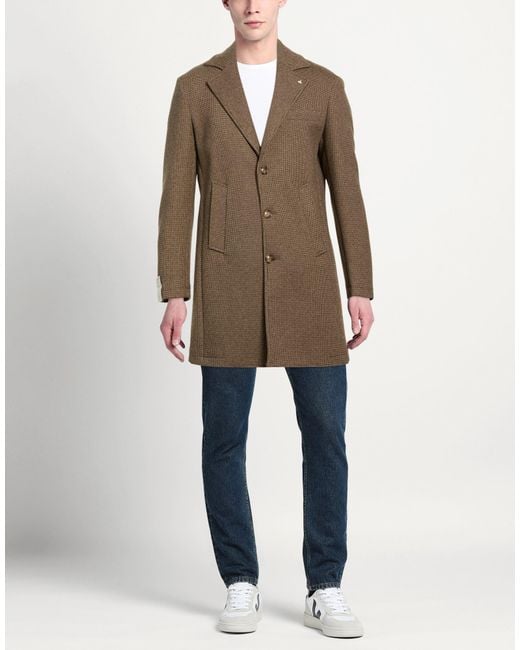 Berna Brown Coat for men