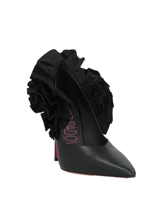 Luciano Padovan Black Pumps Leather