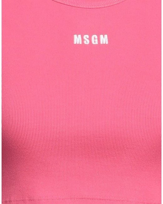 MSGM Pink Top