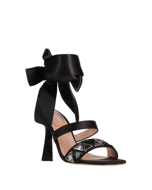 Alberta Ferretti Black Sandals