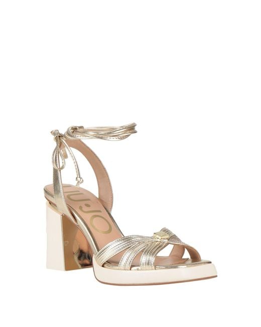 Liu Jo Metallic Sandals