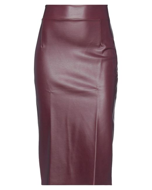 La Petite Robe Di Chiara Boni Purple Midi Skirt