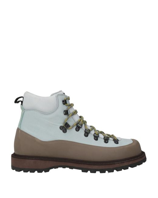 Diemme Gray Sky Ankle Boots Leather, Textile Fibers for men