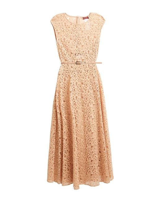 Max Mara Natural Midi-Kleid