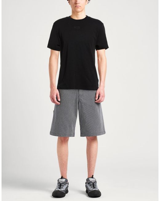 Gcds Black T-Shirt Cotton for men