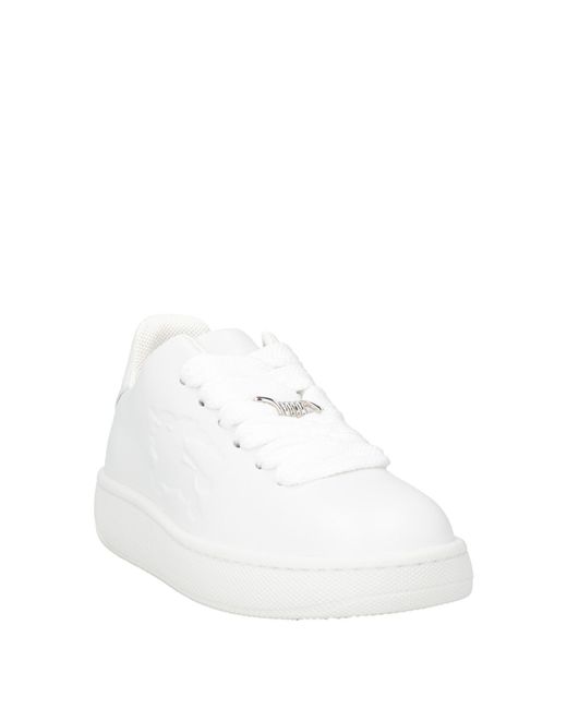 Burberry White Sneakers Leather
