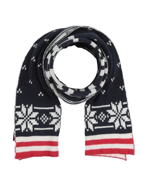 Harmont & Blaine Blue Scarf Viscose, Wool, Polyamide, Cashmere for men