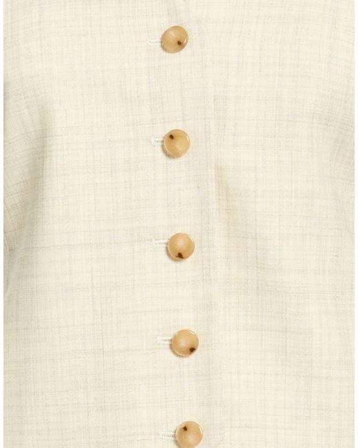 Alysi White Tailored Vests