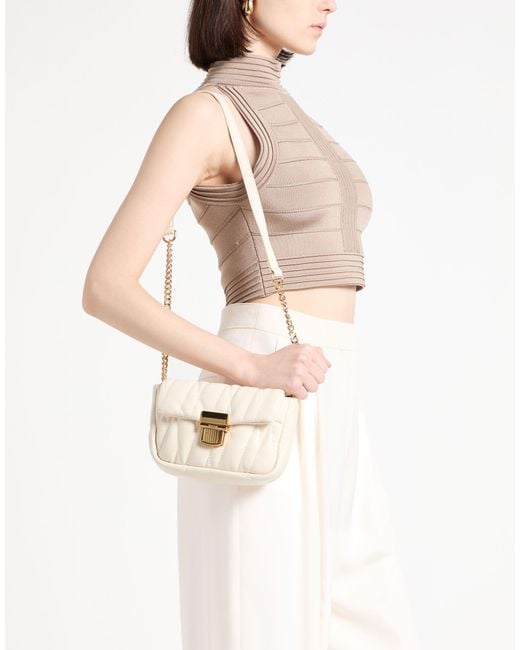 MSGM Natural Cross-Body Bag Polyurethane