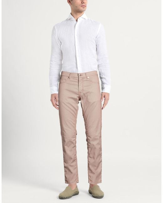 Harmont & Blaine Natural Pants Cotton, Polyester, Elastane for men