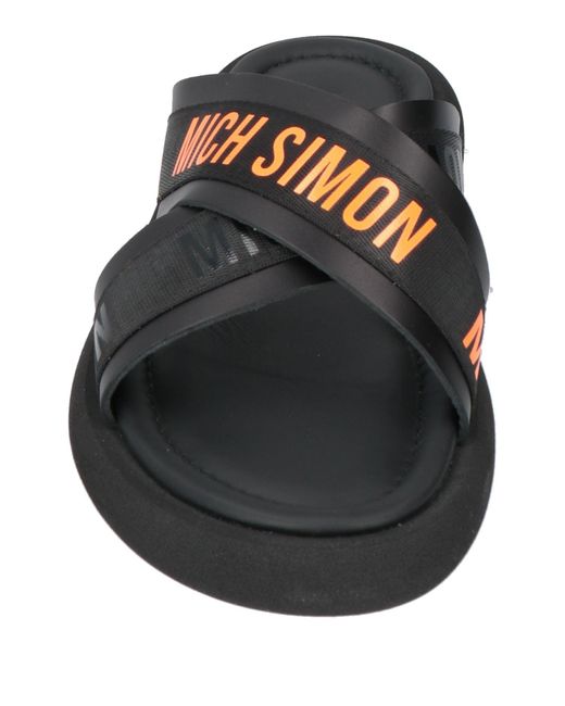 MICH SIMON Black Sandals for men