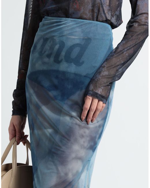Elliss Blue Midi Skirt