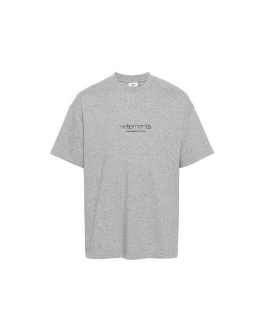 Vetements Gray T-shirts