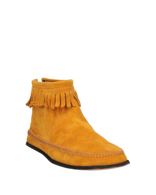 Marc Jacobs Orange Ankle Boots for men