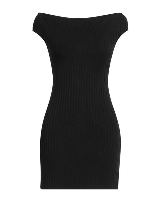 AMI Black Mini-Kleid