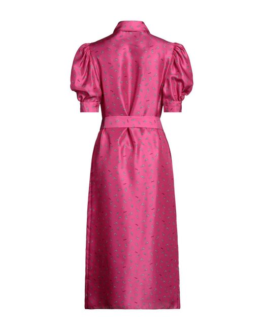 Rochas Pink Midi-Kleid
