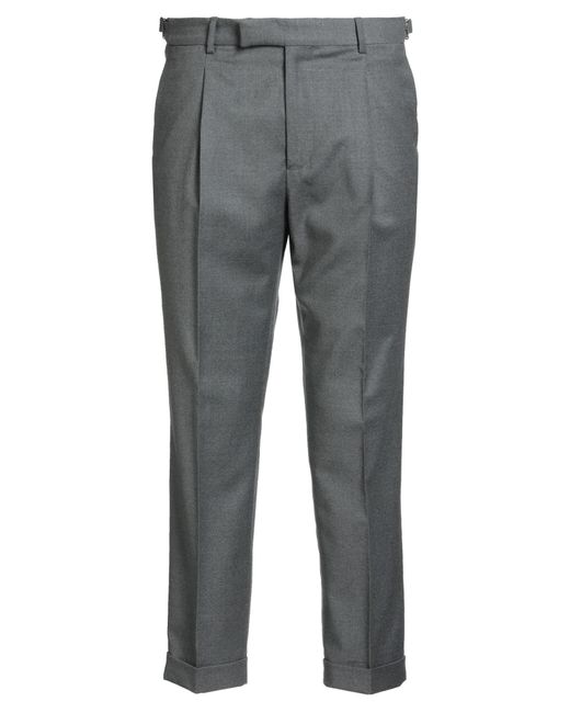 Paoloni Gray Pants Virgin Wool, Elastane for men