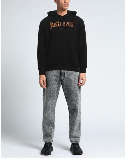 Just Cavalli Black Sweatshirt for men