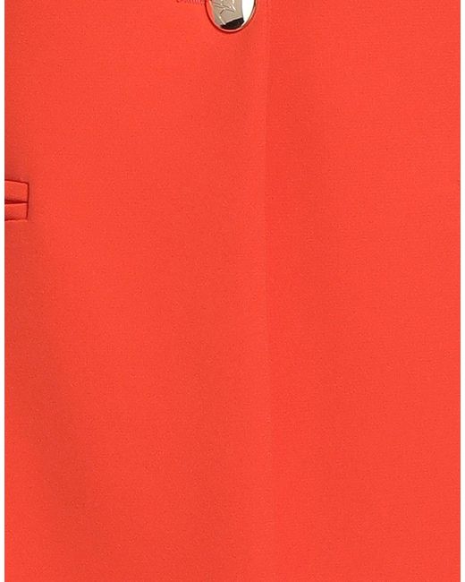 Annarita N. Red Blazer Polyester, Elastane