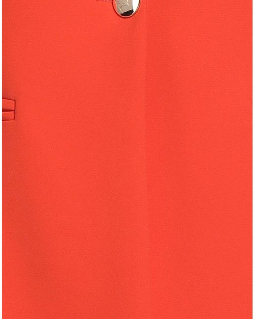 Annarita N. Red Blazer Polyester, Elastane