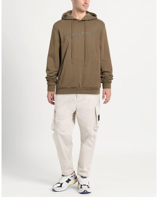 Cooperativa Pescatori Posillipo Brown Sweatshirt for men