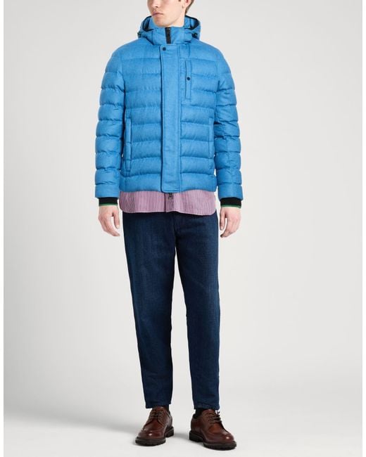 Herno Blue Puffers for men