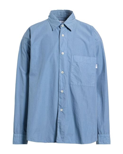 Camisa Amish Supplies de hombre de color Blue