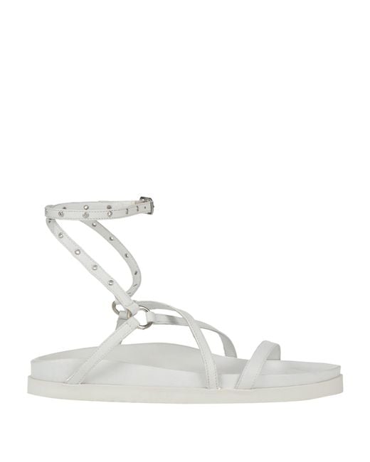Patrizia Pepe White Sandals Leather