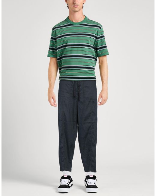 Barena Blue Pants Linen, Cotton, Elastane for men