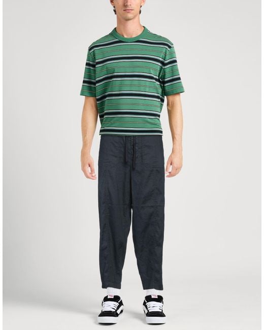Barena Blue Pants Linen, Cotton, Elastane for men