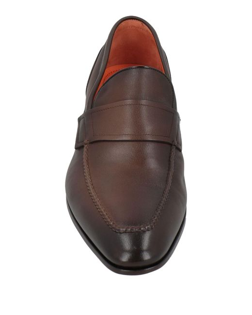 Santoni Brown Loafer for men